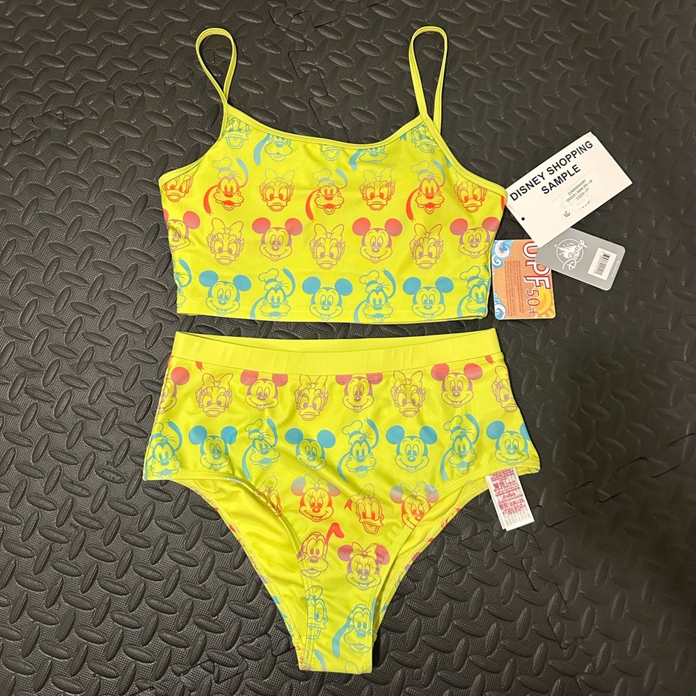 Disney Bright Yellow Swimwear Set